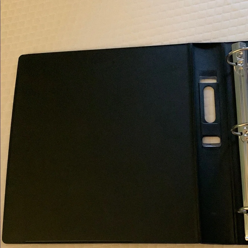 Black binder